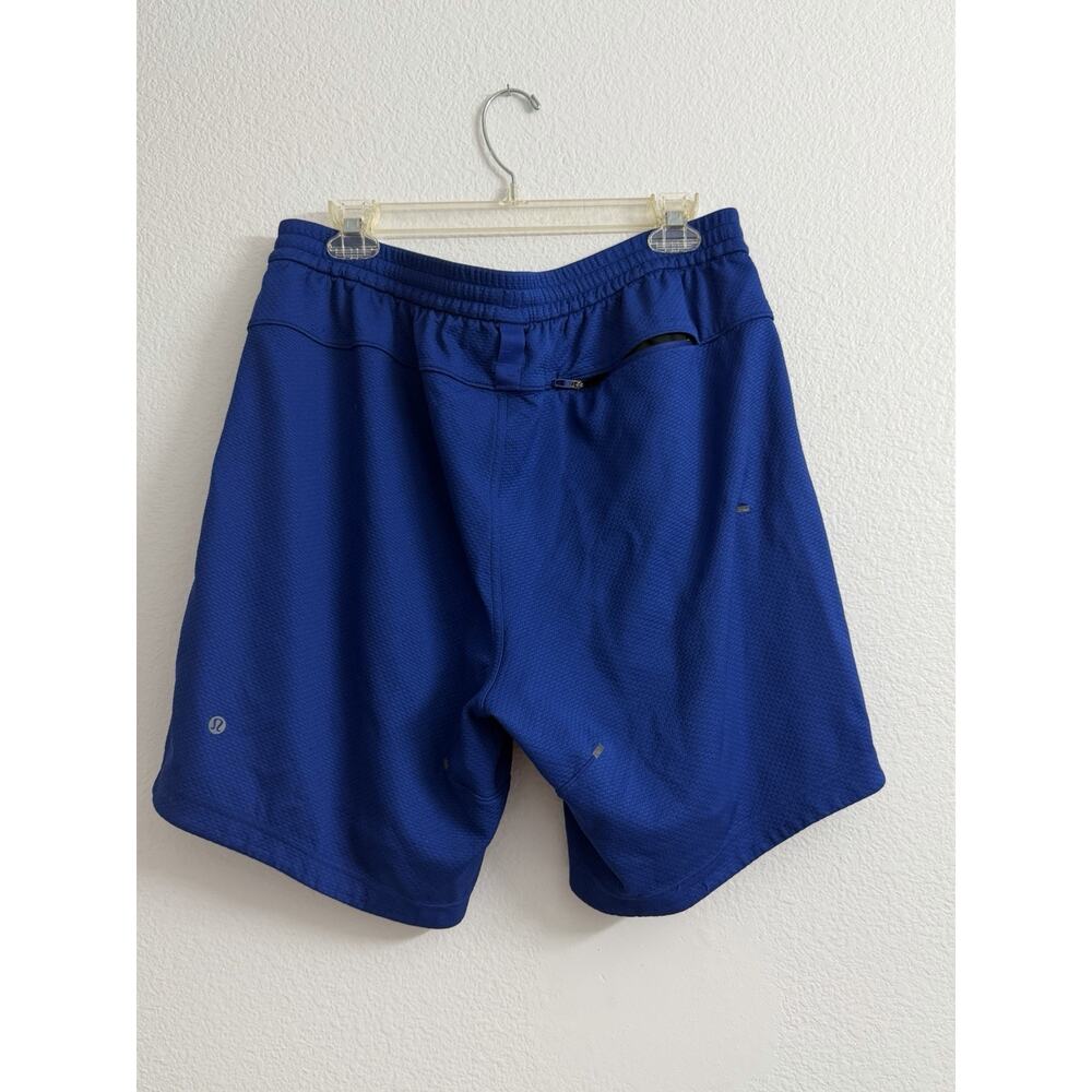 Lululemon Relaxed Fit Training Shorts Men’s XL Blue Gym Shorts Athletica - Picture 4 of 10